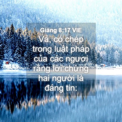 Picture 04 - Giăng 8:17 VIE - Vả, có chép trong luật pháp của các - Bible Verse Picture