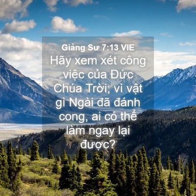 Picture 04 - Giảng Sư 7:13 VIE - Hãy xem xét công việc của Đức Chúa - Bible Verse Picture