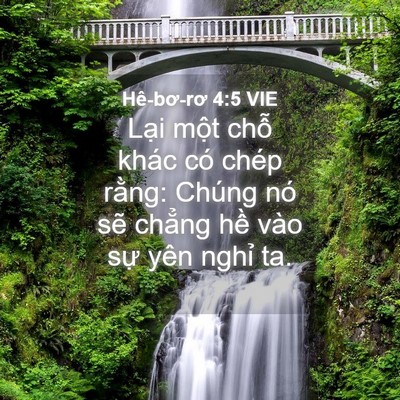 Picture 04 - Hê-bơ-rơ 4:5 VIE - Lại một chỗ khác có chép rằng: Chúng - Bible Verse Picture