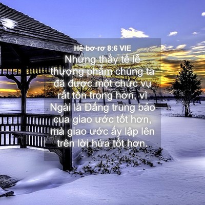 Picture 04 - Hê-bơ-rơ 8:6 VIE - Nhưng thầy tế lễ thượng phẩm chúng - Bible Verse Picture