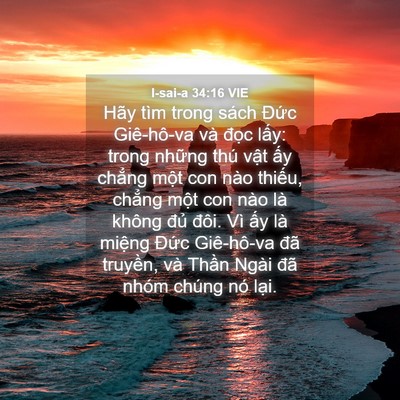 Picture 04 - I-sai-a 34:16 VIE - Hãy tìm trong sách Đức Giê-hô-va và - Bible Verse Picture