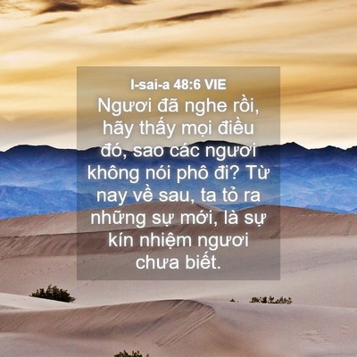Picture 04 - I-sai-a 48:6 VIE - Ngươi đã nghe rồi, hãy thấy mọi - Bible Verse Picture