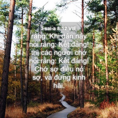 Picture 04 - I-sai-a 8:12 VIE - rằng: Khi dân nầy nói rằng: Kết - Bible Verse Picture