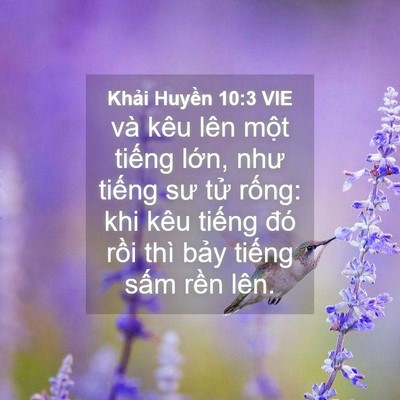 Picture 04 - Khải Huyền 10:3 VIE - và kêu lên một tiếng lớn, như tiếng - Bible Verse Picture