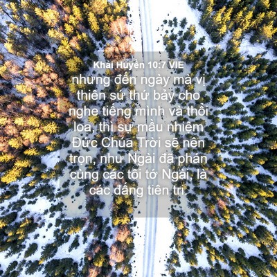 Picture 04 - Khải Huyền 10:7 VIE - nhưng đến ngày mà vị thiên sứ thứ - Bible Verse Picture