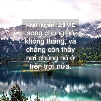 Picture 04 - Khải Huyền 12:8 VIE - song chúng nó không thắng, và chẳng còn - Bible Verse Picture