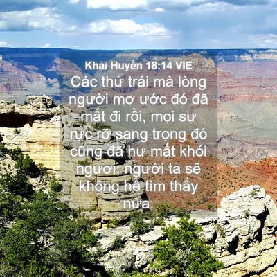 Picture 04 - Khải Huyền 18:14 VIE - Các thứ trái mà lòng người mơ ước - Bible Verse Picture