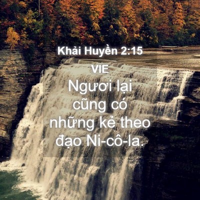 Picture 04 - Khải Huyền 2:15 VIE - Ngươi lại cũng có những kẻ theo đạo - Bible Verse Picture
