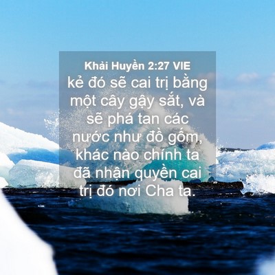 Picture 04 - Khải Huyền 2:27 VIE - kẻ đó sẽ cai trị bằng một cây gậy - Bible Verse Picture