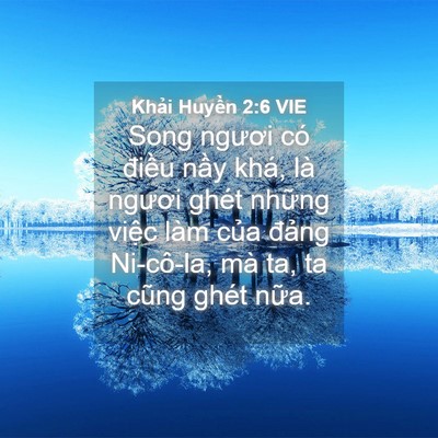 Picture 04 - Khải Huyền 2:6 VIE - Song ngươi có điều nầy khá, là ngươi - Bible Verse Picture