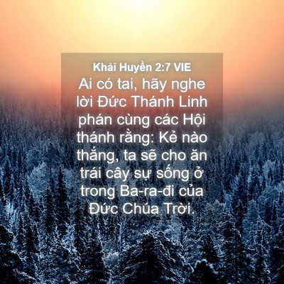 Picture 04 - Khải Huyền 2:7 VIE - Ai có tai, hãy nghe lời Đức Thánh Linh - Bible Verse Picture