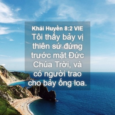 Picture 04 - Khải Huyền 8:2 VIE - Tôi thấy bảy vị thiên sứ đứng - Bible Verse Picture