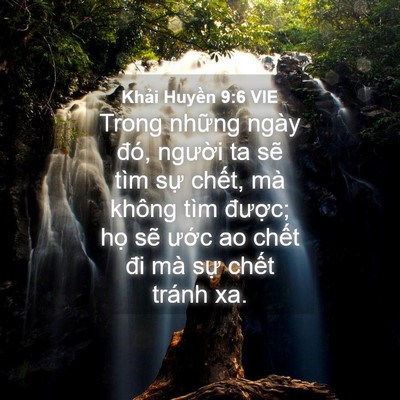 Picture 04 - Khải Huyền 9:6 VIE - Trong những ngày đó, người ta sẽ tìm - Bible Verse Picture