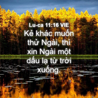 Picture 04 - Lu-ca 11:16 VIE - Kẻ khác muốn thử Ngài, thì xin Ngài - Bible Verse Picture