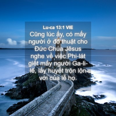 Picture 04 - Lu-ca 13:1 VIE - Cũng lúc ấy, có mấy người ở đó - Bible Verse Picture