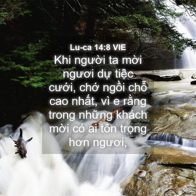 Picture 04 - Lu-ca 14:8 VIE - Khi người ta mời ngươi dự tiệc - Bible Verse Picture