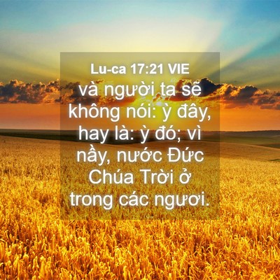 Picture 04 - Lu-ca 17:21 VIE - và người ta sẽ không nói: ỳ đây, hay - Bible Verse Picture