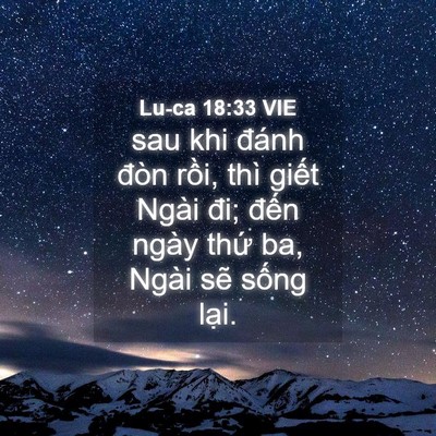 Picture 04 - Lu-ca 18:33 VIE - sau khi đánh đòn rồi, thì giết Ngài - Bible Verse Picture