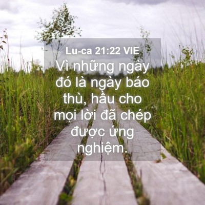Picture 04 - Lu-ca 21:22 VIE - Vì những ngày đó là ngày báo thù, hầu - Bible Verse Picture