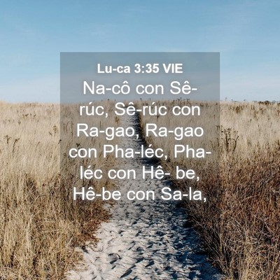 Picture 04 - Lu-ca 3:35 VIE - Na-cô con Sê-rúc, Sê-rúc con Ra-gao, Ra-gao - Bible Verse Picture