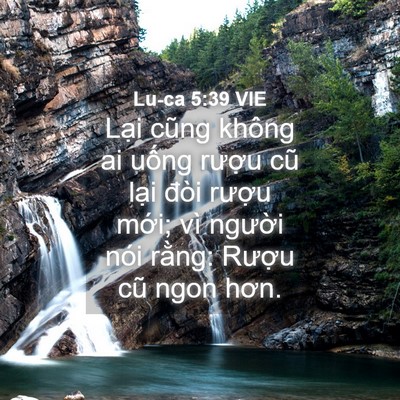 Picture 04 - Lu-ca 5:39 VIE - Lại cũng không ai uống rượu cũ lại - Bible Verse Picture