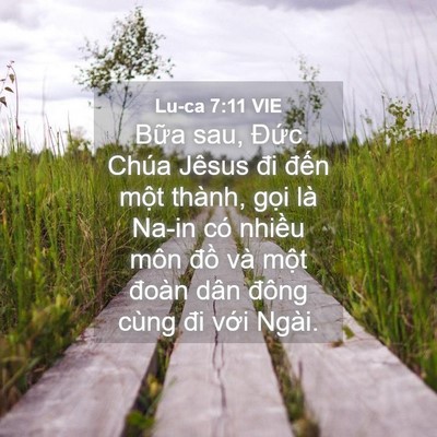 Picture 04 - Lu-ca 7:11 VIE - Bữa sau, Đức Chúa Jêsus đi đến một - Bible Verse Picture