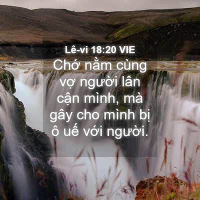 Picture 04 - Lê-vi 18:20 VIE - Chớ nằm cùng vợ người lân cận mình, - Bible Verse Picture