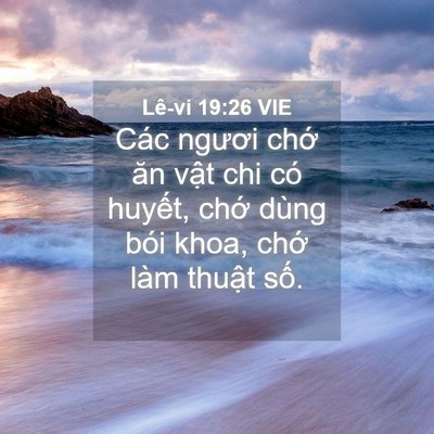 Picture 04 - Lê-vi 19:26 VIE - Các ngươi chớ ăn vật chi có huyết, - Bible Verse Picture