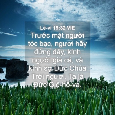 Picture 04 - Lê-vi 19:32 VIE - Trước mặt người tóc bạc, ngươi hãy - Bible Verse Picture