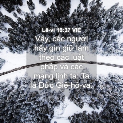 Picture 04 - Lê-vi 19:37 VIE - Vậy, các ngươi hãy gìn giữ làm theo - Bible Verse Picture