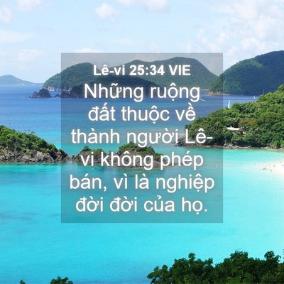 Picture 04 - Lê-vi 25:34 VIE - Những ruộng đất thuộc về thành - Bible Verse Picture