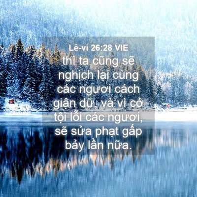 Picture 04 - Lê-vi 26:28 VIE - thì ta cũng sẽ nghịch lại cùng các - Bible Verse Picture