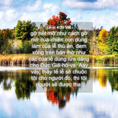 Picture 04 - Lê-vi 4:35 VIE - gỡ hết mỡ như cách gỡ mỡ của chiên - Bible Verse Picture