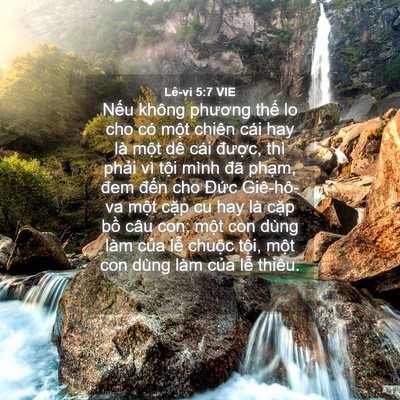 Picture 04 - Lê-vi 5:7 VIE - Nếu không phương thế lo cho có một - Bible Verse Picture