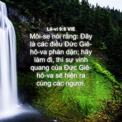 Picture 04 - Lê-vi 9:6 VIE - Môi-se nói rằng: Đây là các điều - Bible Verse Picture