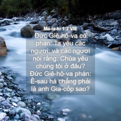Picture 04 - Ma-la-ki 1:2 VIE - Đức Giê-hô-va có phán: Ta yêu các - Bible Verse Picture