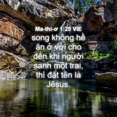 Picture 04 - Ma-thi-ơ 1:25 VIE - song không hề ăn ở với cho đến khi - Bible Verse Picture