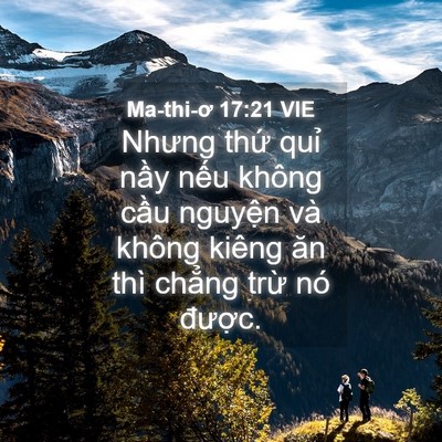 Picture 04 - Ma-thi-ơ 17:21 VIE - Nhưng thứ quỉ nầy nếu không cầu - Bible Verse Picture