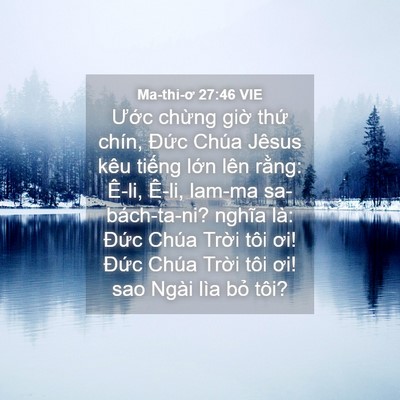 Picture 04 - Ma-thi-ơ 27:46 VIE - Ước chừng giờ thứ chín, Đức Chúa - Bible Verse Picture