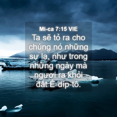 Picture 04 - Mi-ca 7:15 VIE - Ta sẽ tỏ ra cho chúng nó những sự lạ, - Bible Verse Picture