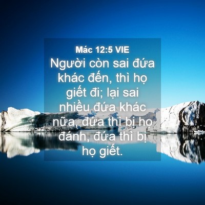 Picture 04 - Mác 12:5 VIE - Người còn sai đứa khác đến, thì họ - Bible Verse Picture