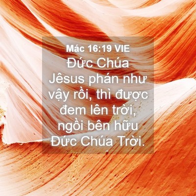Picture 04 - Mác 16:19 VIE - Đức Chúa Jêsus phán như vậy rồi, thì - Bible Verse Picture