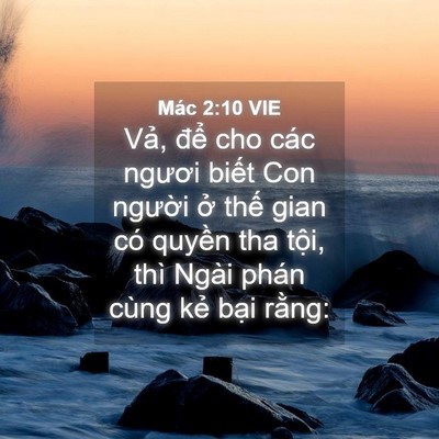 Picture 04 - Mác 2:10 VIE - Vả, để cho các ngươi biết Con người - Bible Verse Picture