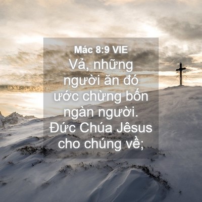 Picture 04 - Mác 8:9 VIE - Vả, những người ăn đó ước chừng - Bible Verse Picture