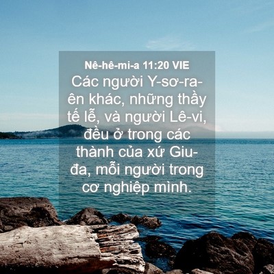 Picture 04 - Nê-hê-mi-a 11:20 VIE - Các người Y-sơ-ra-ên khác, những thầy - Bible Verse Picture