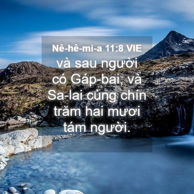 Picture 04 - Nê-hê-mi-a 11:8 VIE - và sau người có Gáp-bai, và Sa-lai cùng - Bible Verse Picture
