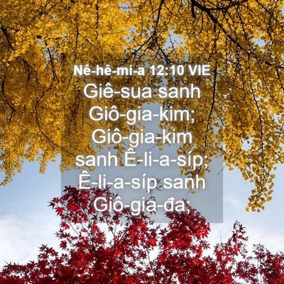 Picture 04 - Nê-hê-mi-a 12:10 VIE - Giê-sua sanh Giô-gia-kim; Giô-gia-kim sanh - Bible Verse Picture