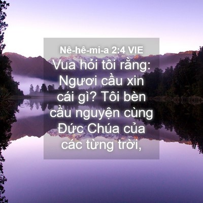 Picture 04 - Nê-hê-mi-a 2:4 VIE - Vua hỏi tôi rằng: Ngươi cầu xin cái - Bible Verse Picture