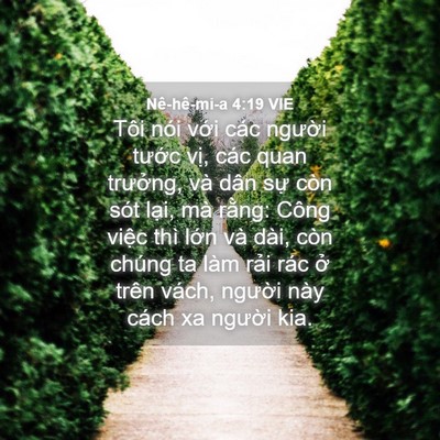 Picture 04 - Nê-hê-mi-a 4:19 VIE - Tôi nói với các người tước vị, các - Bible Verse Picture