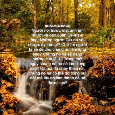 Picture 04 - Nê-hê-mi-a 4:2 VIE - Người nói trước mặt anh em người và - Bible Verse Picture